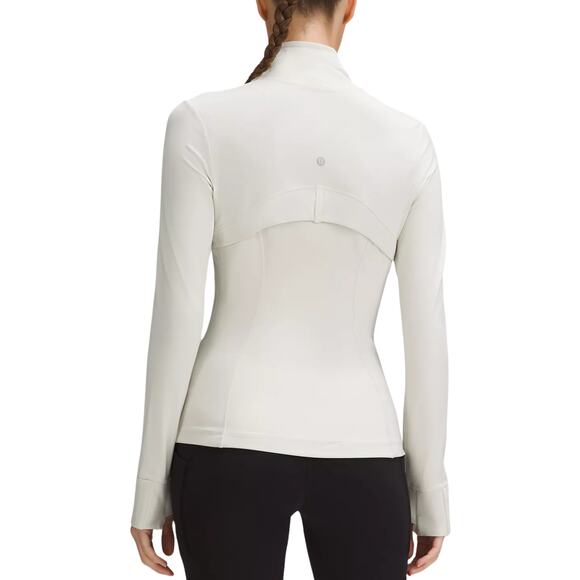 NWT Lululemon Define Jacket Nulu MD Size 4 Bone ๐ค Sold Out & Stretchy Fit - Picture 3 of 7